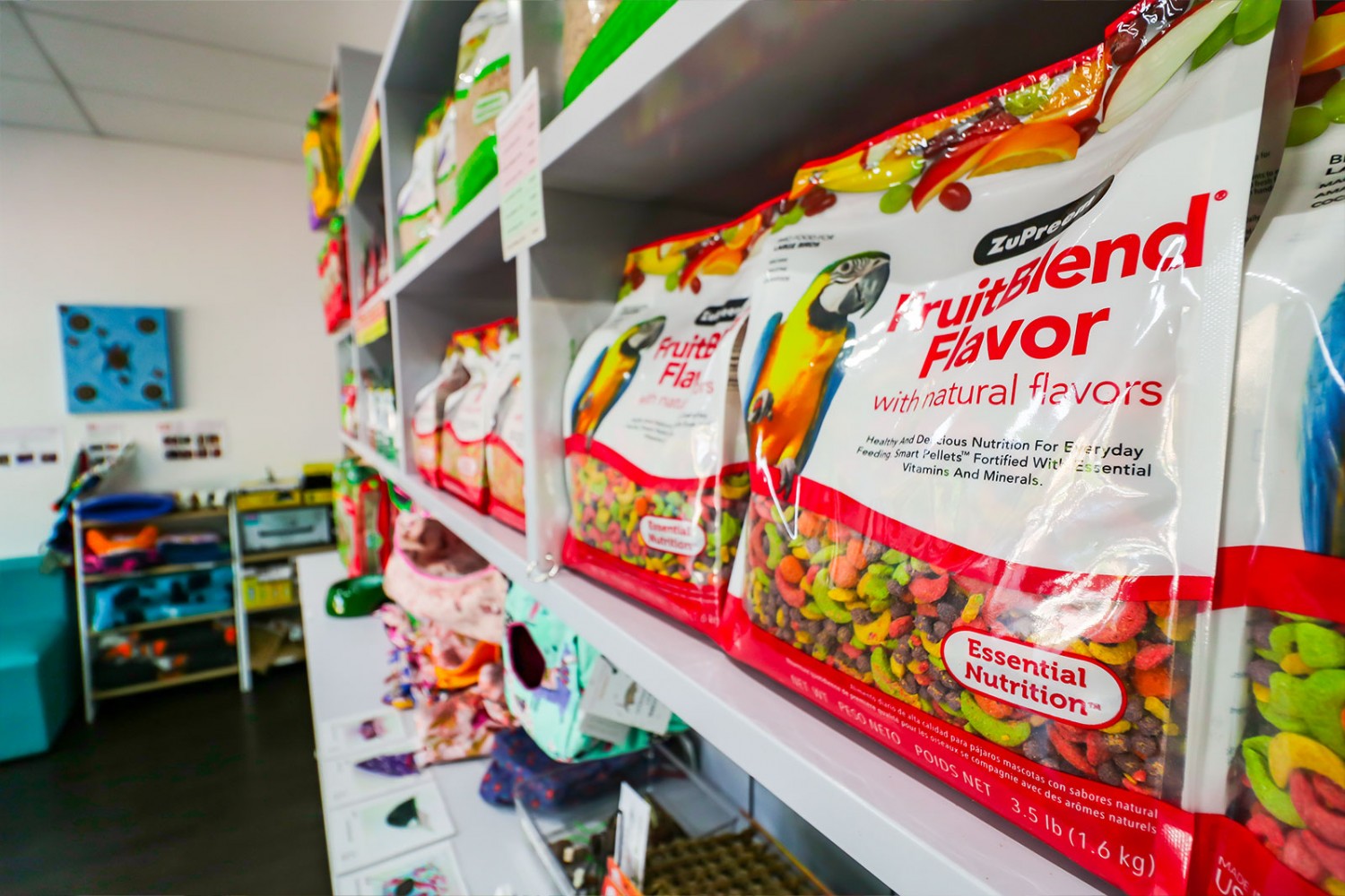 range of small pet food